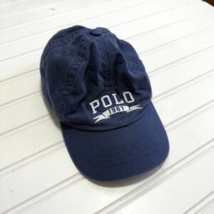 Polo Ralph Lauren 1967 Baseball Cap Dad hat Navy Strapback Hat USA Flag